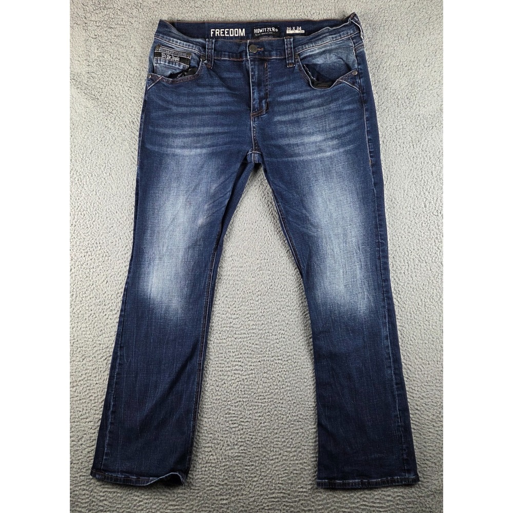 Howitzer Freedom Jeans Mens 36X34 (36x33) Blue American We The People Flex Work